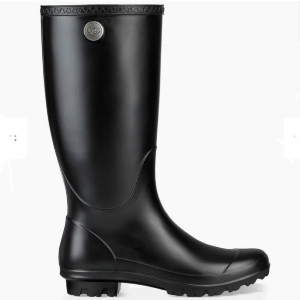 UGG Women's Matte Black Rain Boots